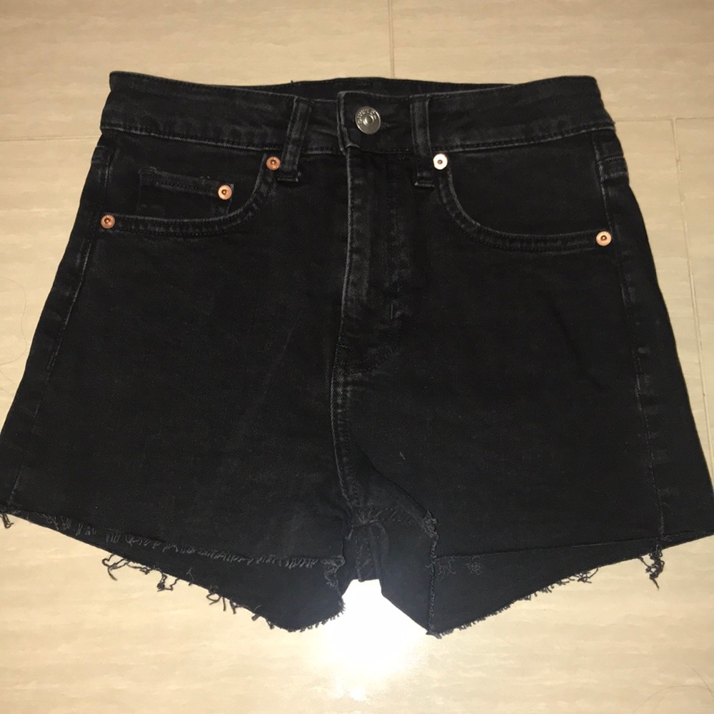 H&M High Waisted Denim Shorts